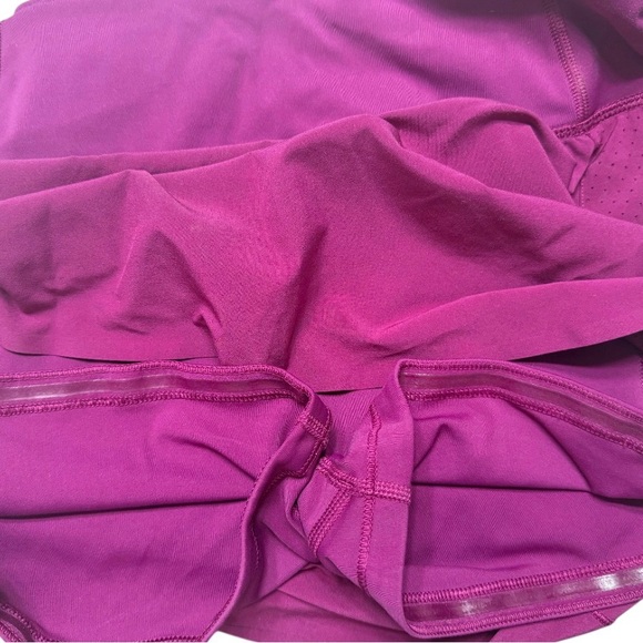 ATHLETA RUN WITH IT 14” SKORT XS BURGUNDY ATHLETIC TENNIS RUNNING SKIRT - Picture 12 of 12